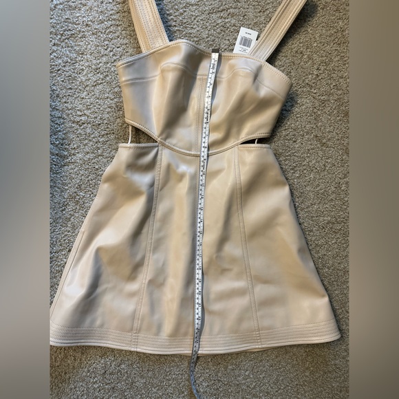 Jonathan Simkhai Vegan Leather Cut Out Mini Dress - Picture 4 of 6